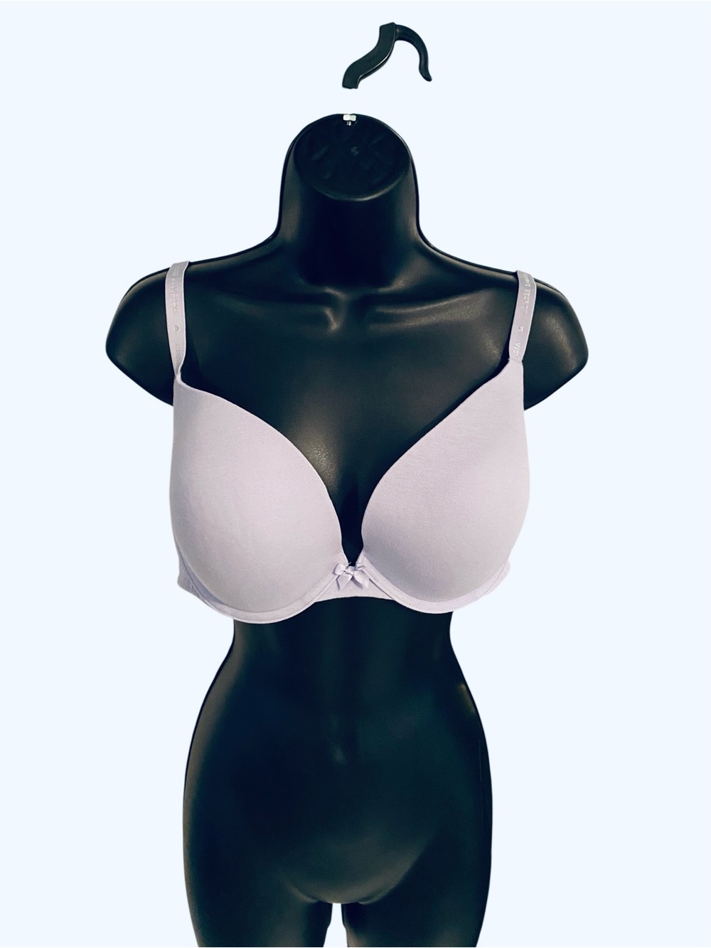 Victoria Secret Plunge Cotton Bra Powder Blue 38 D